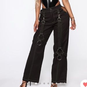 “On lock down” Wide Leg pants Fashionova